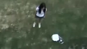 The roommate was listening to his girlfriend's confession downstairs, while the other two roommates 