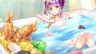 [Thịt nấu chín] Hướng dẫn chiên tempura vào đêm khuya của Ritsu