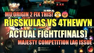 CALL OUT TO MU ORIGIN 2(FIX THIS!) RUSSKULAS FINALS/SEMI FINALS ACTUALVIDEO(REACTION VIDEO)LAG ISSUE