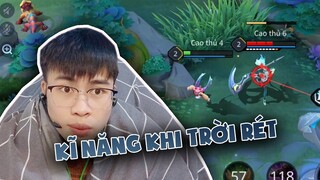 Khi thời tiết quá rét mà vẫn phải chơi game