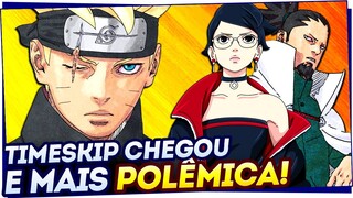 SARADA LACRANDO PÓS TIMESKIP E SHIKAMARU OITAVO HOKAGE - BORUTO TWO BLUE VORTEX 81