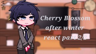 Cherry Blossom after winter react || BL manhwa || gacha club || read desc ||