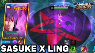 SASUKE X LING SKIN IN MOBILE LEGENDS