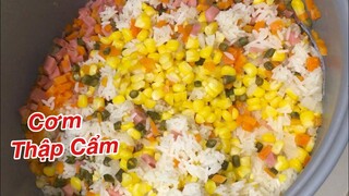 Cách nấu Cơm Trộn Thập Cẩm đơn giản mà ngon- Mixed rice