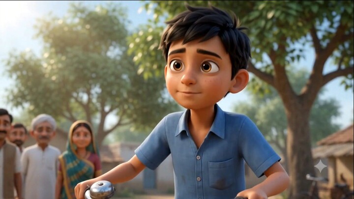 nanha bachcha aur uski jadui saikal