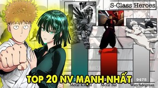 Bảng Xếp Hạng _ Top 20 Nhân Vật Mạnh Nhất One Punch Man