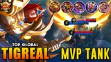 UNKILLABLE!! TIGREAL BEST BUILD 2023 - MOBILE LEGENDS [ BUILD TOP GLOBAL TIGREAL ]