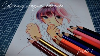 Mewarnai Waguri kaoruko part 1 [Yuma_Art] (≧▽≦)!!