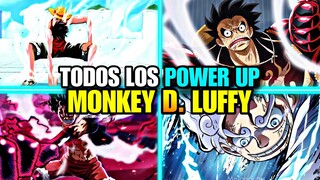 ¡¡TODOS LOS POWER UP DE LUFFY!! ¿EL GEAR FIVE ES EL MEJOR POWER UP?