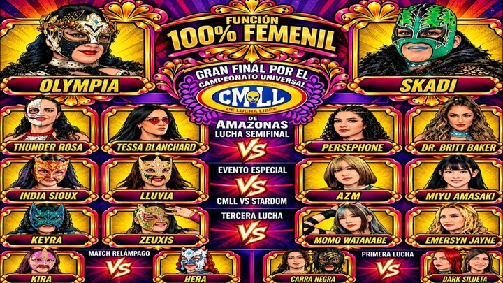 FUNCIÓN 100% FEMINIL 10-16-26 : CMLL