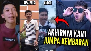 AKHIRNYA KEMBARAN @rizalmuk DAN ANDRE SUHEN KETEMU LANGSUNG‼️..REACT MEME KOCKA