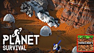 Planet Survival Minecraft part 1 | pano kami mabubuhay dito? | Minecraft Pocket Edition (tagalog)