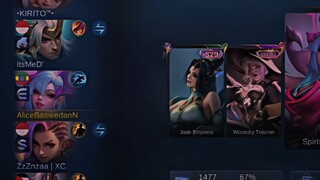 tahta tertinggi skin alice 😋