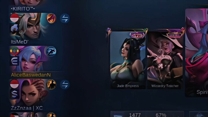 tahta tertinggi skin alice 😋