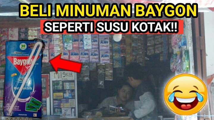 PRANK BELI MINUMAN BAYGON DI KIOS - PRANK INDONESIA