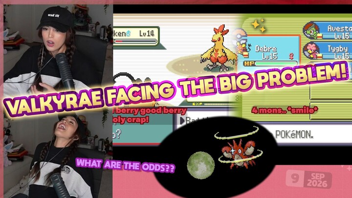 WHATARETHEODDS?! Valkyrae is FACING a BIG PROBLEM After Enemy Pokemon Uses THIS MOVE!