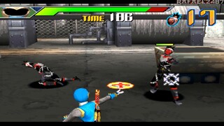 Ninpu Sentai Hurricaneger PS1 (Hurricane Blue) Shooting Mode HD