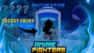 TIREI 2 SECRET SHINY LVL 193+ MUITO FORTE DA INCUBADORA NO ANIME FIGHTERS SIMULATOR ROBLOX