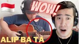 [REACTION] 🇮🇩 ALIP BA TA - Doraemon - Fingerstyle Cover