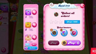 CANDY CRUSH SAGA LEVEL 212 (NEW VERSION)