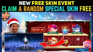 NEW EVENT GET A RANDOM SPECIAL SKIN FOR FREE || MOBILE LEGENDS