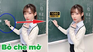 Công nghệ bỏ che mờ cho phim điện ảnh Nhật Bản - Top comments FB.