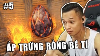 (Mixigaming ARK #5) Lấy chim đi thám hiểm lòng đất, ấp trứng rồng.