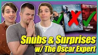 2021 Oscar Nominations SNUBS and Surprises (with The Oscar Expert)