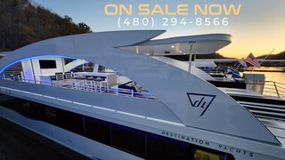 Stunning 80' Destination Yachts M-Series Houseboat