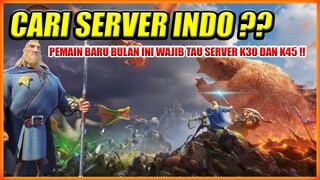 PEMAIN BARU CARI SERVER INDONESIA ?? SINI DATANG KE SERVER K30 DAN K45 CALL OF DRAGONS !!