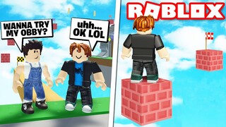 IMPOSSIBLE OBBY TROLLING! *He was MAD* Roblox Islands