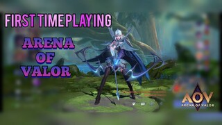 First Time Playing AOV Ranked Game | Arena Of Valor Garena