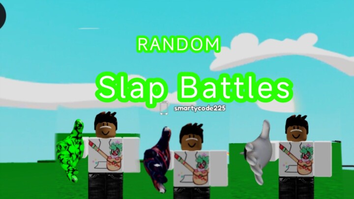 Random Glove Challenge in Slap Battles!”