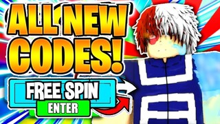 Roblox My Hero Mania All New Codes 2022 January