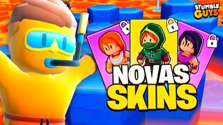 🤑 PEGANDO AS NOVAS SKINS LAVA LAND DO STUMBLE GUYS 🔥 ‹ ANDSHOT ›