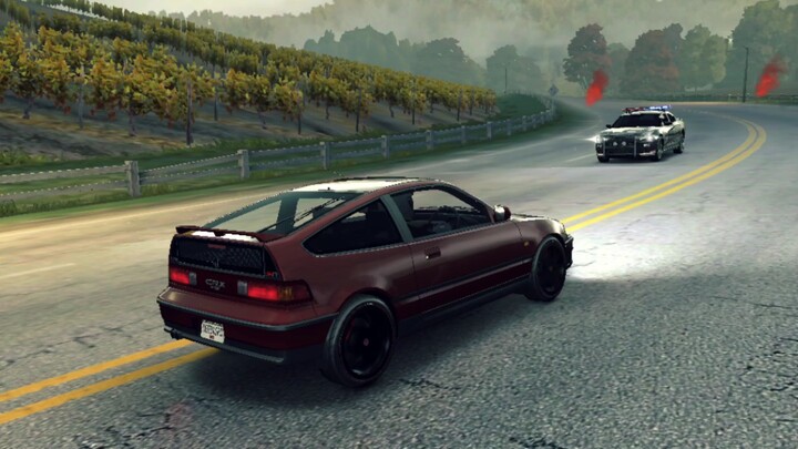 di kejar pak pol...  terabas . . .