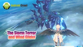 Genshin Impact Gameplay - The Storm Terror and Wind Glider