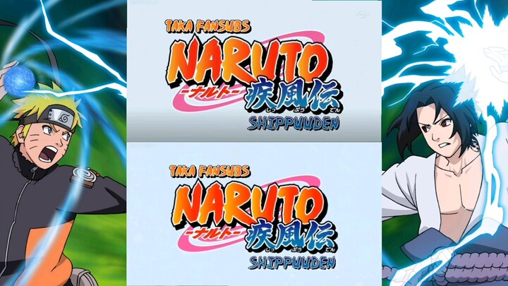 Naruto Opening 5 - (Version 1 and Version 2) Comparison [ Sha la la ]