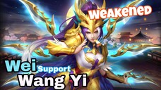 Review Skill Support Wei Wang Yi So Beautiful 😍