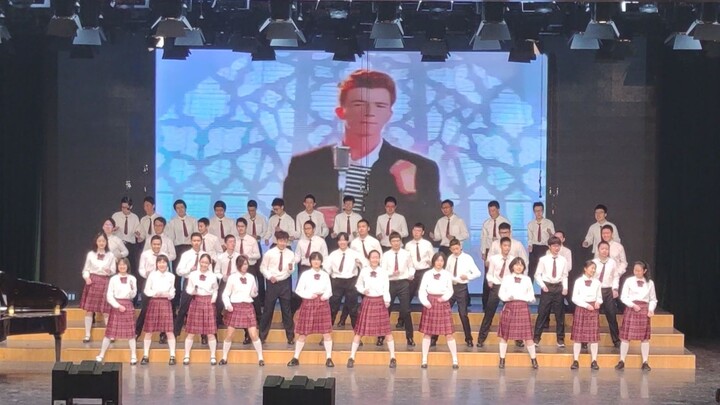When we sing You're Deceived at the Campus Chorus Festival...