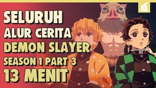 SELURUH ALUR CERITA KIMETSU NO YAIBA Season 1 Part 3 || Tanjirou vs Iblis