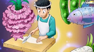 Untuk memuaskan pemakan besar, pedang patah saat memasak makanan!