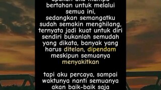 Hari2 Bertanya Pada Diri Sendiri..Tapi Belum Berani Mengambil Keputusan Yang Tepat