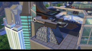 Stark Tower Inspired Build - Exterior (NO CC) - TS4 [SPEED BUILD]