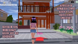 KUMPULAN ID RUMAH DAN TEMPAT KEREN DI SAKURA SCHOOL SIMULATOR!! TERBARU WAJIB SAVE!!