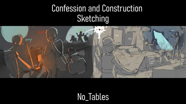 (Rimworld art) Confession and Construction Timelapse