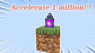 [Game]survive on an empty island 1000000 times faster?|Minecraft