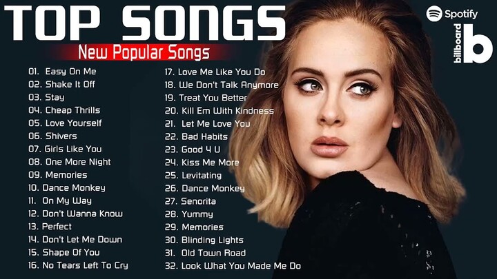 Adele, Maroon 5, Ed Sheeran, Bilie Eilish, Taylor Swift, Rihanna ... Billboard hot Top 40 This Week