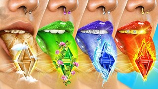 Rich vs Broke vs Giga Rich vs Normal / Four Elements in Real Life