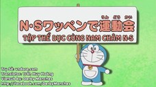 Doraemon: Tập thể dục cùng nam châm N-S & Máy sản xuất ngọc trai lấy tiền [Vietsub]